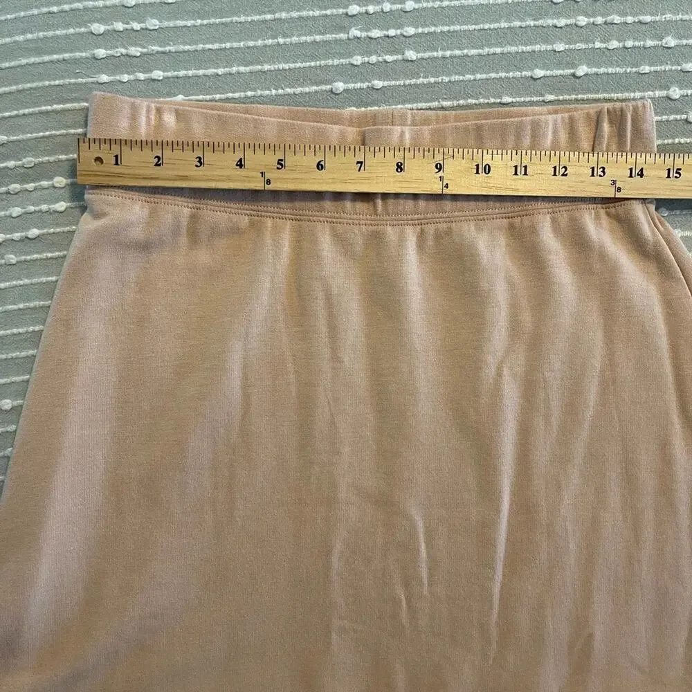 Free People Beach Alexis Elastic Waist Pink Circle Mini Skirt Soft Size Small - Picture 9 of 10